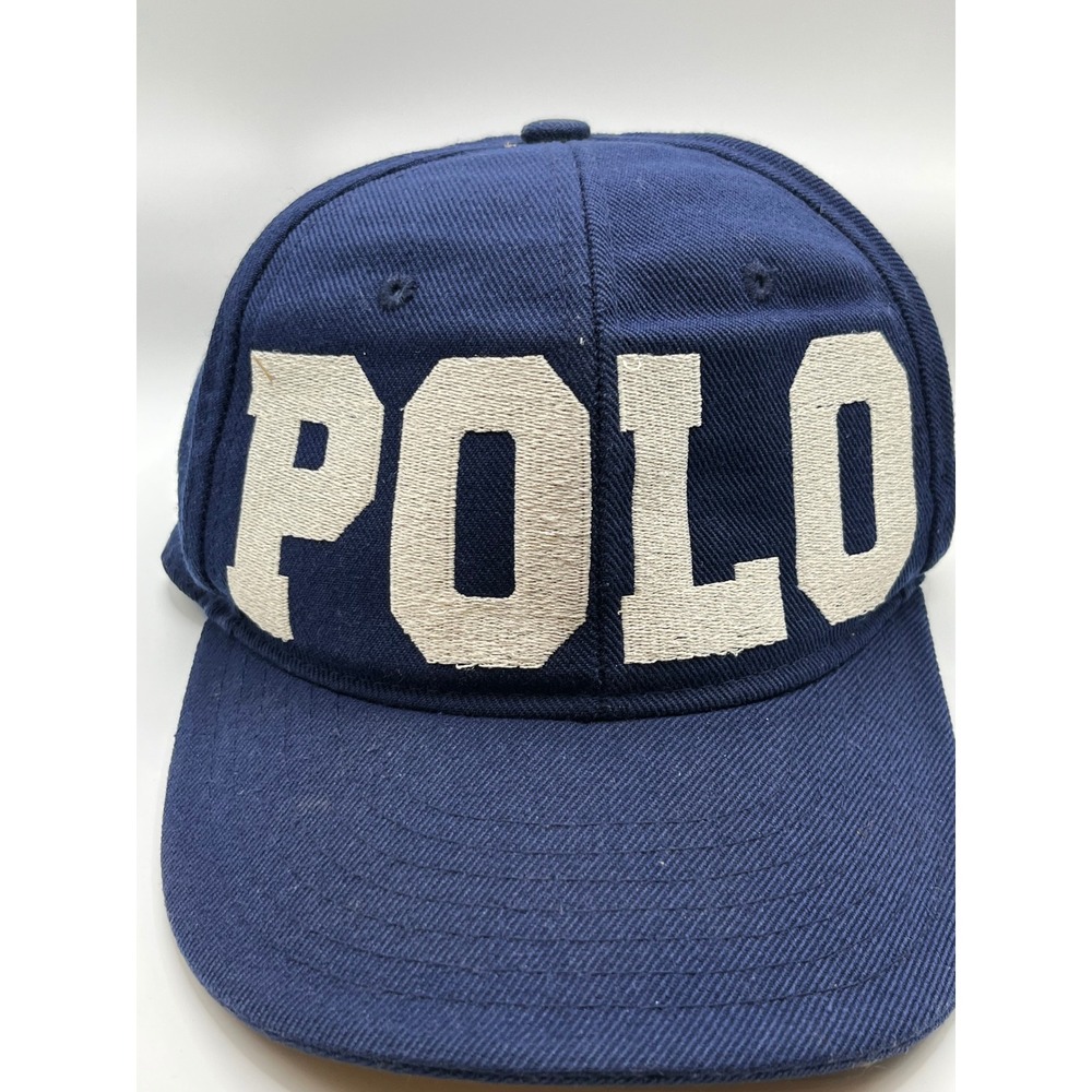 Pit Bull Mens Flat Fitted Cap Navy Blue 7 1/4 POLO Embroidery Hat